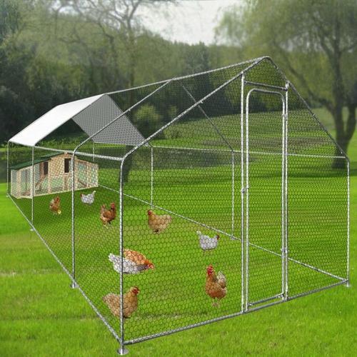 鸡棚大型养鸡棚户外钢管搭建养殖大棚棚简易大号鸡笼家禽养殖棚